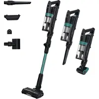 Hoover HF1P10PX 011, Stick vakuum, Poseløs, Sort, Turkis, 0,7 L, Dry, Skum, mikro