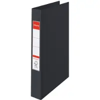 Esselte Vivida ringordner, 30% recirkuleret PP-folie (før-forbrug) FSC A4 2RR/25 mm VIVIDA sort - (10 stk.)