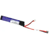 Pirate Arms Lipo 11.1v 1100mah 20c Stock Tube Type Mini T-plug Batteri