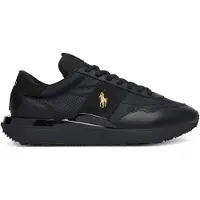 Ralph Lauren Polo Ralph Laurentil mænd. 809952269001 Train 89 lædersko i sort (47), Fast, Blonder, Casual