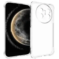 Mtp Products Huawei Mate 70 Air Stødsikkert Silikone Cover - Gennemsigtig