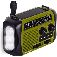 Trevi RA 7F30 BT Bærbar AM/FM/SW Radio med Bluetooth – Sort/Grøn