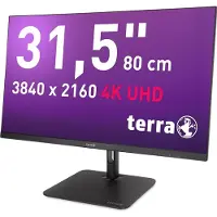 Terra 3295W PV - LED-skærm - 32 (31.5 til at se) - 3840 x 2160 UHD @ 180 Hz - IPS - 350 cd/m² - 5 ms - HDMI, DisplayPort, USB-C - højtaler