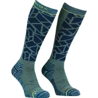 Ortovox - Touring skitøj - Ski Tour Comp Long Socks M Deep Ocean til UnisexUld - Størrelse 45-47 - Blå