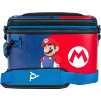PDP Pull-N-Go Power Pose Mario - Taske til spilkonsol - for Nintendo Switch, Nintendo Switch Lite, Nintendo Switch OLED