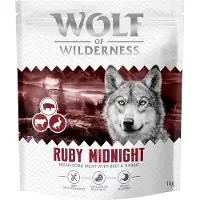 Wolf of Wilderness "Ruby Midnight" Okse & Kanin - kornfri - Økonomipakke: 4 x 1 kg ny opskrift