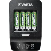 Varta LCD ULTRA FAST CHARGER+ - 0,25 time batterioplader - (for 4xAA/AAA) + AC-strømadapter + bilstrømsadapter 4 x AA type - NiMH - 2100 mAh
