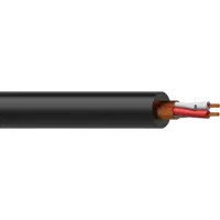 Procab MC305 - Bulk mikrofon kabel - 0.23 mm² - 100 m - afskærmet - sort