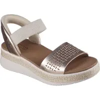SKECHERS Skecherstil kvinder. 114415 Sandalias Slip-ins: BOBS Sun Ray - Step Aside bronze (38), 5-8 cm, Ingen, Casual