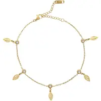 LASCANA Fodsmykke guld / transparent