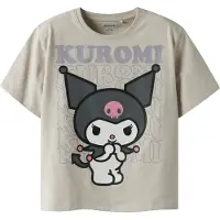Name it Bluser & t-shirts 'NKFDYKRA KUROMI' taupe / grafit / lyselilla / hvid