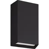 Eglo Spongano Udendørs Væg H200 Cct 2X5W 1200Lm Ip65 Sort