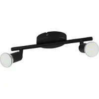 Eglo BUZZ LED spot 2L i sort