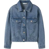 Name it Overgangsjakke 'NKFMila' blue denim