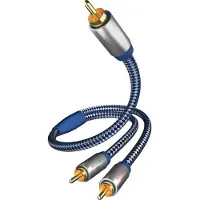 Inakustik Premium Y Subwoofer 2 Cinch Kabel 3.0 M