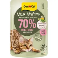 GimCat Near Nature - Oksekød og and - 16 x 85 g