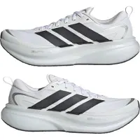 Adidas Løbesko 'SUPERNOVA GLIDE' sort / sølv / hvid