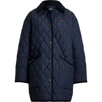 Ralph Lauren Polo Ralph Laurentil kvinder. 211971180003 Marineblå, vatteret cowboyjakke (L), Casual, Polyester