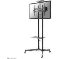 NeoMounts PLASMA-M1700E - Vogn med hjul - for fladt panel/AV-udstyr - sort - skærmstørrelse: 32-70
