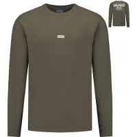 HUGO Herre Naviu Sweatshirt Dark Brown