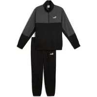 Puma Woven Colorblock Tracksuit Men, Clothing, Black, XXL