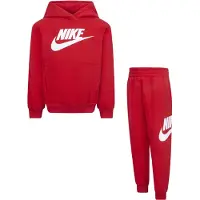 Nike Sweatsæt - University Red m. Hvid - - 5 år (110) - Sweatsæt