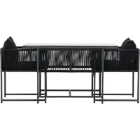 Ebuy24 - Noto cafésæt - Sort - Spisegrupper - - Homeroom