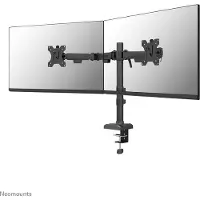 NeoMounts DS60-600BL2 - Monteringssæt (monitorarm) - fuld bevægelse - for 2 skærme - stål - sort - skærmstørrelse: 10-32 - skrivebordsmonterbar