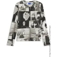 HUGO Diraluna 10273680 Blue T-shirt Med Lange ærmer