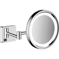 Hansgrohe Kosmetikspejl AddStoris m/lys krom