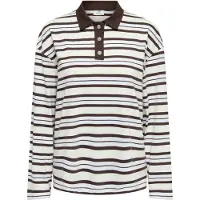 ONLY Shirts 'JDYLine' pastelblå / mørkebrun / pastelgrøn