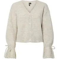 Pieces Cardigan 'PCSMILLA ' beige