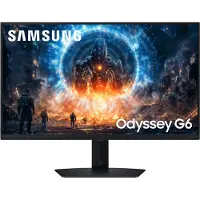 Samsung Odyssey G6 S27FG602EU - G60F Series - LED-skærm - gaming - 27 - 2560 x 1440 QHD @ 350 Hz - Fast IPS - 350 cd/m² - 1000:1 - DisplayHDR 400 - 1 ms - HDMI, DisplayPort - sort
