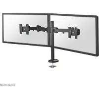 NeoMounts FPMA-D960DG - Monteringssæt - fuld bevægelse - for 2 LCD displays - sort - skærmstørrelse: 10-27 - øje, skrivebordsmonterbar