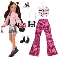 Disney ily 4ever modedockor inspirerade av Minnie 11.5 " Tall med 13 poäng artikulering Glittery Mickey Ring ingår för dig!