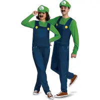 Disguise Nintendo Super Mario Luigi Klassisk Deluxe-kostume Til Mænd