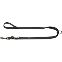 Hunter Justerbar snor Havana Mini, sort - 200 cm lang, 15 mm bred