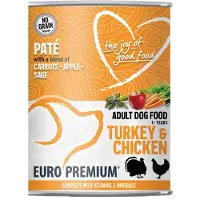 Euro Premium Adult kalkun og kylling paté vådfoder hund