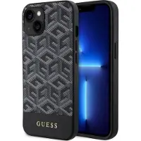 GUESS GUHMP14MHGCFSEK iPhone 14 Plus 6,7" sort/sort hardcase GCube Stripes MagSafe