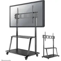NeoMounts NS-M4000 - Vogn med hjul - for LCD display / AV system - sort - skærmstørrelse: 60-105