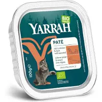 Yarrah ØKO Paté 16 x 100 g - Økologisk and & økologisk tang
