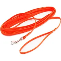Heim BioThane-søgeledning, fluorescerende orange - 5 m lang, 13 mm bred