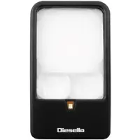 Diesella A/S Håndlup 3X/5X/7X forstørrelse og LED lyskilde (flad model)