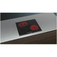 Siemens iQ300 ET675FNP1E - Keramisk kogeplade - 4 plader - Niche - bredde: 56 cm - dybde: 49 cm - med facetteret frontkant, - med rustfrit stål-sidepynt - sort
