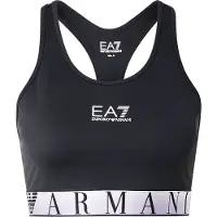 EA7 EA7til kvinder. 7W001467_AF21580 Ventus7 sort sports-bh (XL), Uden ærmer/stropper, Genanvendt polister