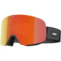 Cebe - Skibriller - Striker 2 Heritage L Black Dark Grey Flash Revo Red Cat.3 til UnisexUld - Sort