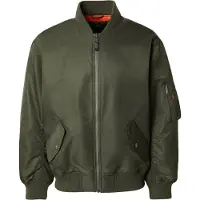 Levi's Levi'stil mænd. 005AL-0001 Grøn MA1 Bomber jakke (M), Casual, Polyester