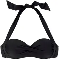LASCANA Bikinioverdel sort