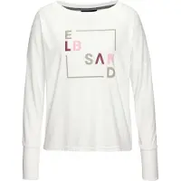 Elbsand Shirts beige / mørkerød / hvid