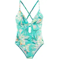 Venice beach Badedragt lysebeige / turkis / jade